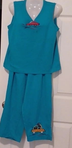 💙🌹TANK top and shorts with cute embroidery - Picture 13 of 13